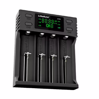 Зарядное устройство для аккумуляторов Liitokala 4 Slots, LCD дисплей, Li-ion/Ni-MH/Ni-Cd/AA/ААA/AAAA/С (Lii-S4)