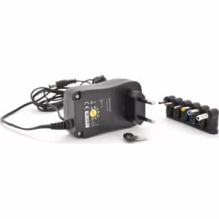 Блок питания сетевой Voltronic 24W Universal, Output 3V-12V, 2.35*0.75/ 3.0*1.1/3.5*1.35/4.0*1.7 /5.5*2.1/5.5*2.5 (13034 / YT-UPS24W)