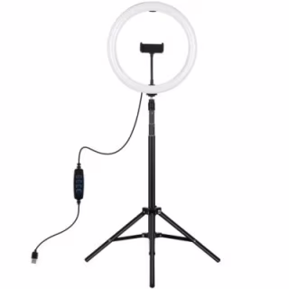 Набор блогера Puluz Ring USB LED lamp PKT3061B 11.8" + tripod 1.65 м (PKT3061B)