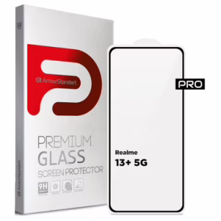 Стекло защитное Armorstandart Pro Realme 13+ 5G Black (ARM80504)