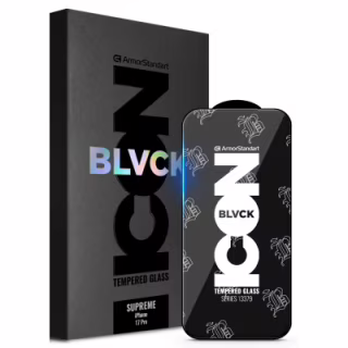 Скло захисне Armorstandart Supreme Black Icon Apple iPhone 17 Pro (ARM86400)