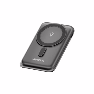 Батарея универсальная Vention Magnetic Wireless 10000mAh 20W PD USB-C In/Out, QI-15W Black (FHNB0)