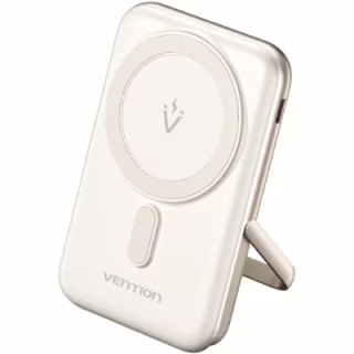 Батарея универсальная Vention Magnetic Wireless 10000mAh 20W PD USB-C In/Out, QI-15W White (FHNW0)