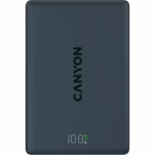 Батарея универсальная Canyon 10000mAh OnPower 511 PD20W Magnetic wireless MagSafe Black (CNS-CPB511B)