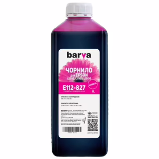 Чернила Barva Epson 112 1л magenta (E112-827)