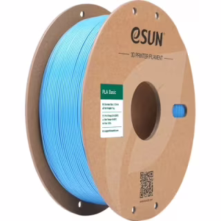 Пластик для 3D-принтера eSUN PLA BASIC 1,75mm 1kg LIGHT BLUE (PLA-BASIC175Q-U1P1)