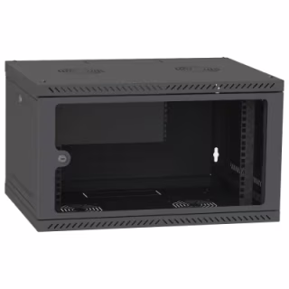 Шафа настінна Ipcom 4U, 600*350, RAL9005 (СН-4U-060х035-ДС-9005)