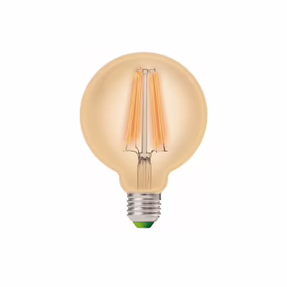 Лампочка Eurolamp G95 12W E27 4000K (LED-G95-12274(Amber))