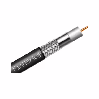 Кабель телевізійний FinMark RG-8-TC90 коаксіальний, black, 100м (274129)
