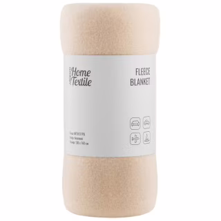Плед ARDESTO Fleece 100% поліестер, бежевий 130х160 см (ART0727PB)