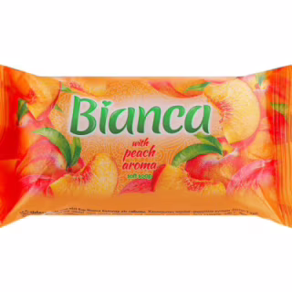 Тверде мило Bianca З ароматом персику 140 г (4820023369672)