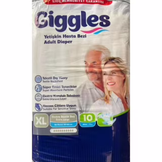 Подгузники для взрослых Giggles Extra Large 10 шт (8680131205929)