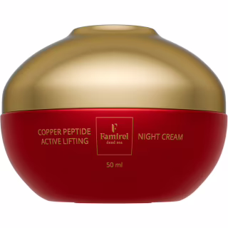 Крем для лица Famirel Copper Peptide Night Cream Ночной Лифтинг-актив с пептидами меди 50 мл (7290114085274)