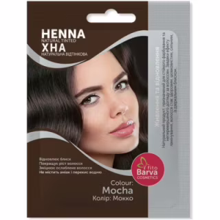 Хна Fito Barva Henna Natural Tinted Оттеночная Мокко 25 г (8908011049747)
