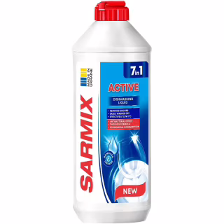 Засіб для ручного миття посуду Sarmix Active 900 мл (4820268103604)