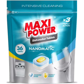 Таблетки для посудомоечных машин Maxi Power Nanomatic 36 шт. (4820204703356)