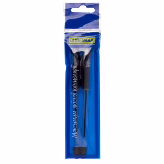 Ручка масляна Buromax MaxOFFICE 2 шт., в блістері, чорна (BM.8352-02-2)