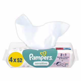 Детские влажные салфетки Pampers Sens 4x52 (8001841062624)