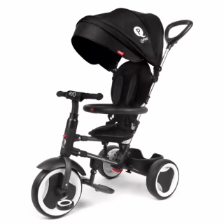 Детский велосипед QPlay Rito EVA складной трехколесный детский Black (S380-7Black)