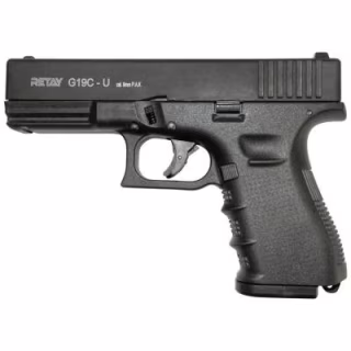 Стартовый пистолет Retay G 19C Black (X614209B19)