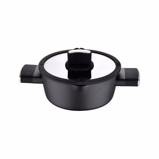 Кастрюля Bergner Ion Plus з кришкою 3.5 л (BG-35911-BK)