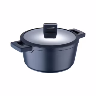Кастрюля MasterPro Indigo з кришкою 24 см 4,5 л (BGMP-7979)