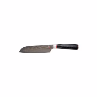 Кухонный нож MasterPro Tetsu, сантоку, 17.5 см, чорний (BGMP-4128-MBK)