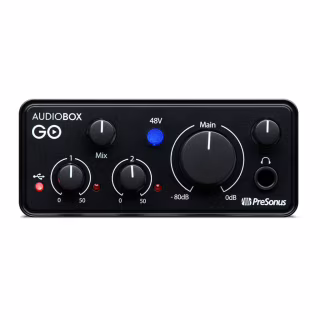 Аудіоінтерфейс PreSonus AudioBox GO (301216)
