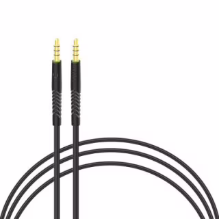 Кабель мультимедійний 3.5mm M to 3.5mm M 1.2m black Intaleo (1283126487538)