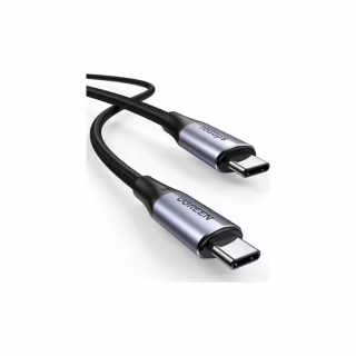 Дата кабель USB-C to USB-C 1.0m USB3.1 Gen2 US355 5A Alum. (Black) Ugreen (80150)