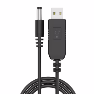 Кабель живлення USB to DC 5.5x2.1mm 9V Grand-X (RC-09B)