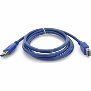 Дата кабель USB 3.0 AM/AF 1.5m blue Voltronic (YT-3.0AM\AF-1.5BL)