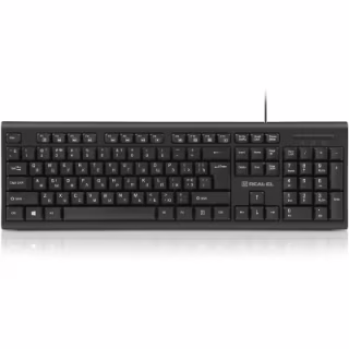 Клавіатура REAL-EL RK-507 USB Black (EL123100050)