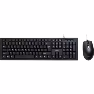Комплект AOC KM160B USB UA Black (KM160B/97)