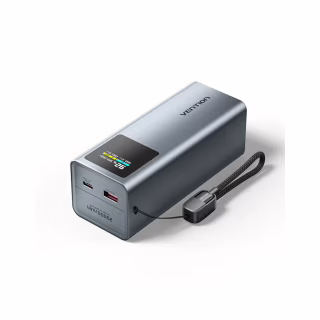 Батарея универсальная Vention 20000 mAh 100W Gray TFT Display Type (FKCH0)