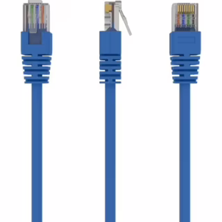 Патч-корд 0.5м, UTP, cat.5e, CCA, blue Cablexpert (PP12-0.5M/B)
