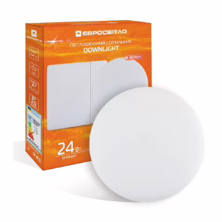 Світильник точковий Євросвітло LED-R-170-24 4200К без рамки