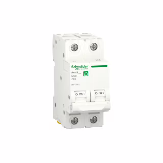 Автоматичний вимикач Schneider Electric RESI9 6kA 2P 63A С (R9F12263)