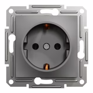 Розетка Schneider Electric ASFORA антрацит (EPH2900171)