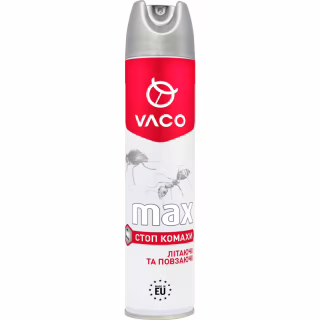 Аэрозоль от насекомых Vaco Max Универсальный от летающих и ползающих насекомых 300 мл (5901821952668)
