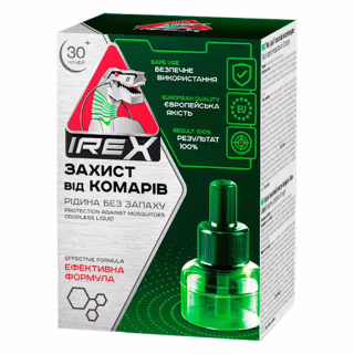 Рідина для фумігатора iRex Від комарів 30 ночей 20 мл (4820184441323)
