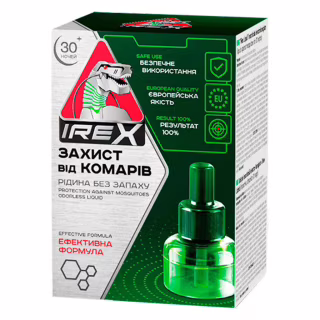 Жидкость для фумигатора iRex От комаров 30 ночей 20 мл (4820184441323)