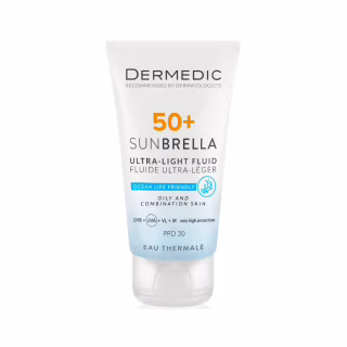 Средство от загара Dermedic Sunbrella Ультралегкий защитный флюид SPF 50+ Для жирной и комбинированной кожи 40 мл (5901643177560)