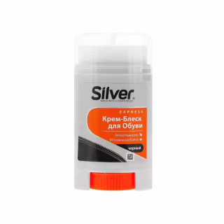 Крем для взуття Silver Крем-блиск Чорний 50 мл (8690757162025)