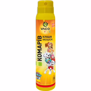 Аерозоль від комах Vaco Paw Patrol Від комарів, кліщів і мошок для дітей від 2 років 100 мл (5901821953658)