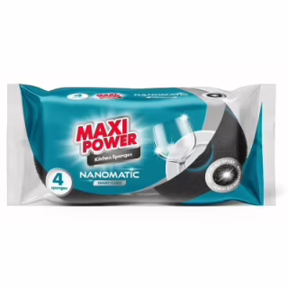 Губки кухонные Maxi Power Nanomatic 4 шт. (4820204703776)