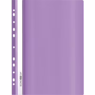 Папка-швидкозшивач Economix А4 Light з перфорації, фіолетова (E38504-12)