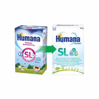 Детская смесь Humana SL Expert безлактозная с рождения 500 г (4031244720559)
