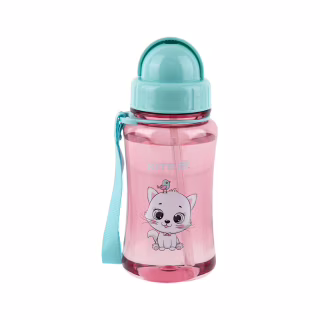 Поїльник-непроливайка Kite Kitty, 350 мл, рожева (K25-399-2)