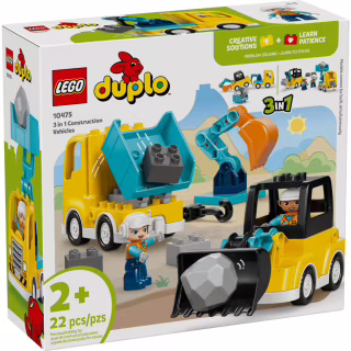 Конструктор LEGO DUPLO Town 3-в-1 Строительная техника (10475)